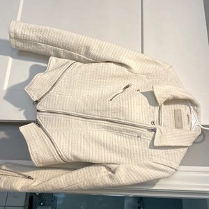 BlankNYC Tweed Moto Zip Jacket